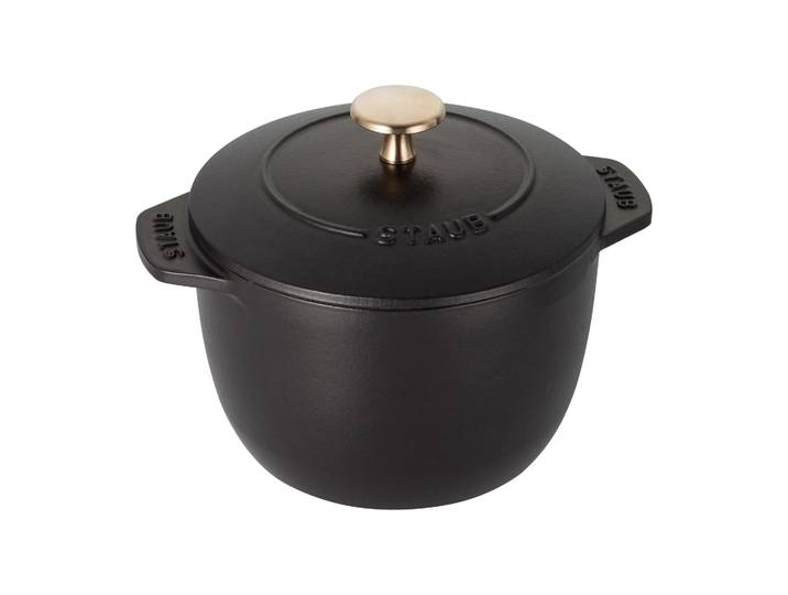 STAUB Rice cocotte gietijzeren braadpan 1,6 L Zwart