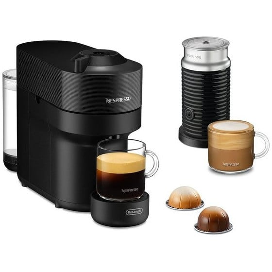 De'Longhi Nespresso Vertuo Pop ENV90.BAE Koffiemachine met Aeroccino Melkopschuimer - Zwart