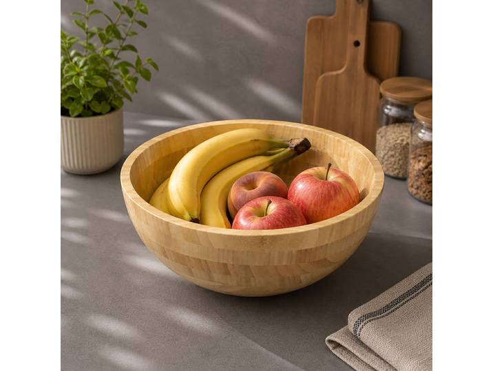 Bol en bambou Dihok Ø 25cm Marron