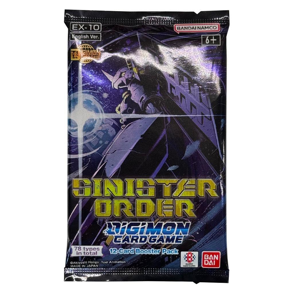 Bandai Sinister Order EX10 Extra Booster Pack - Digimon Card Game - EN (Englisch, Booster Pack) (810158834583)