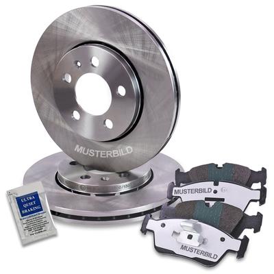 Atec Bremsscheiben+Bremsbeläge Vorderachse BELÜFTET [Hersteller-Nr. 40575813] für Audi