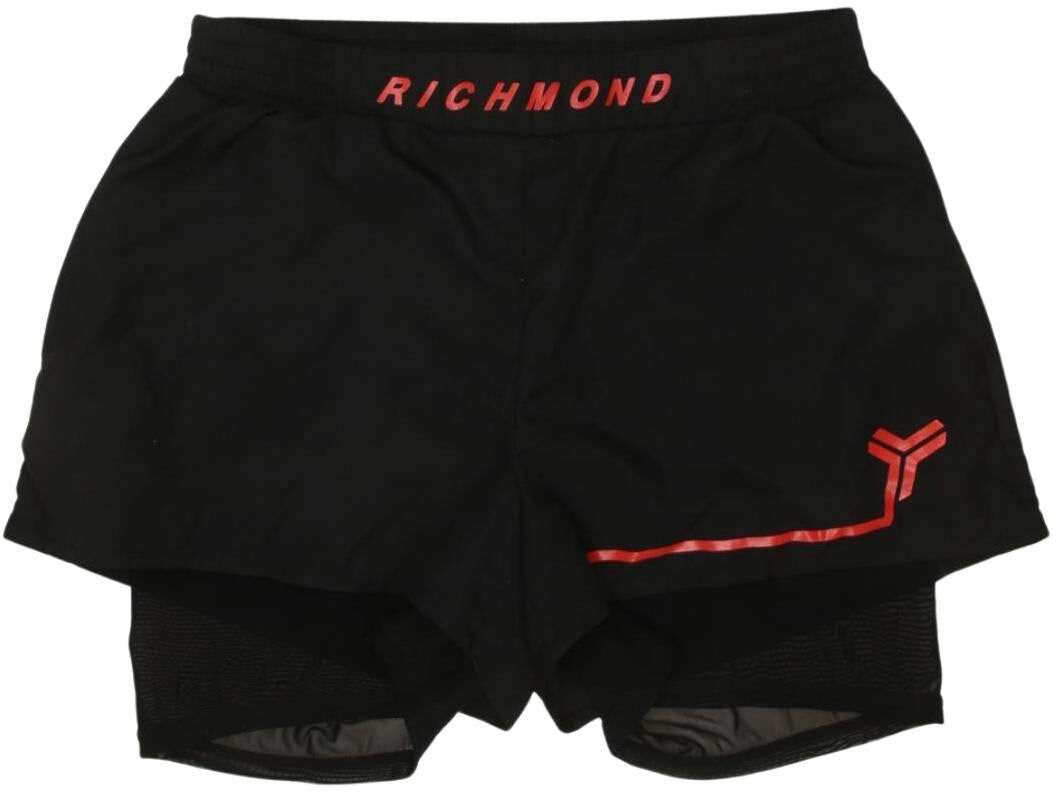 John Richmond Damen Shorts, Schwarz, Gr. S, Synthetik - Second Hand