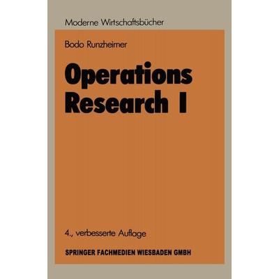 Lineare Planungsrechnung und Netzplantechnik, Taschenbuch von Bodo Runzheimer, Betriebswirtschaftlicher Verlag Gabler, 978-3-663-12590-7