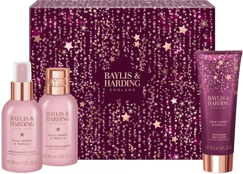 BAYLIS & HARDING - Wild Cherry & Vanilla Trio Geschenkset, Set