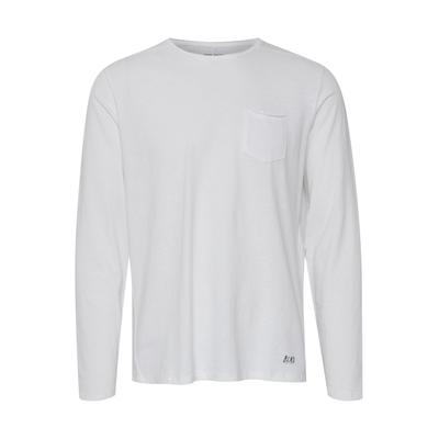 Langarmshirt BLEND "Langarmshirt BHBhnicolai", Herren, Gr. 3XL, weiß, Obermaterial: 100% Baumwolle CO., Shirts Langarmshirt