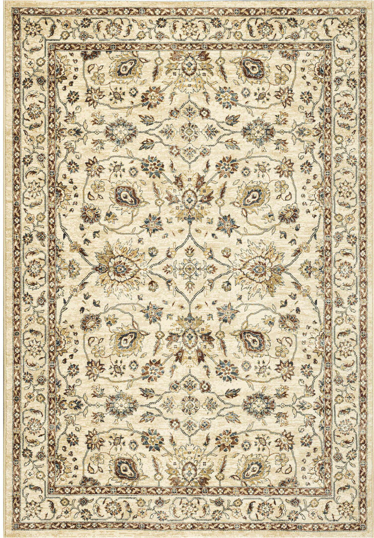 Lark Manor Raine Oriental Area Rug Beige Rectangle 80 x 150cm