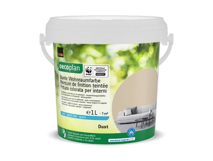 Bunte Wohnraumfarbe Dust 1L