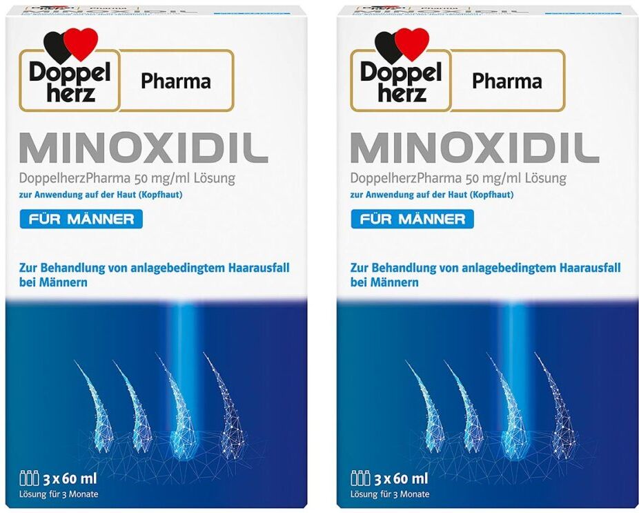 Minoxidil DoppelherzPharma für Männer 50 mg/ml Lösung