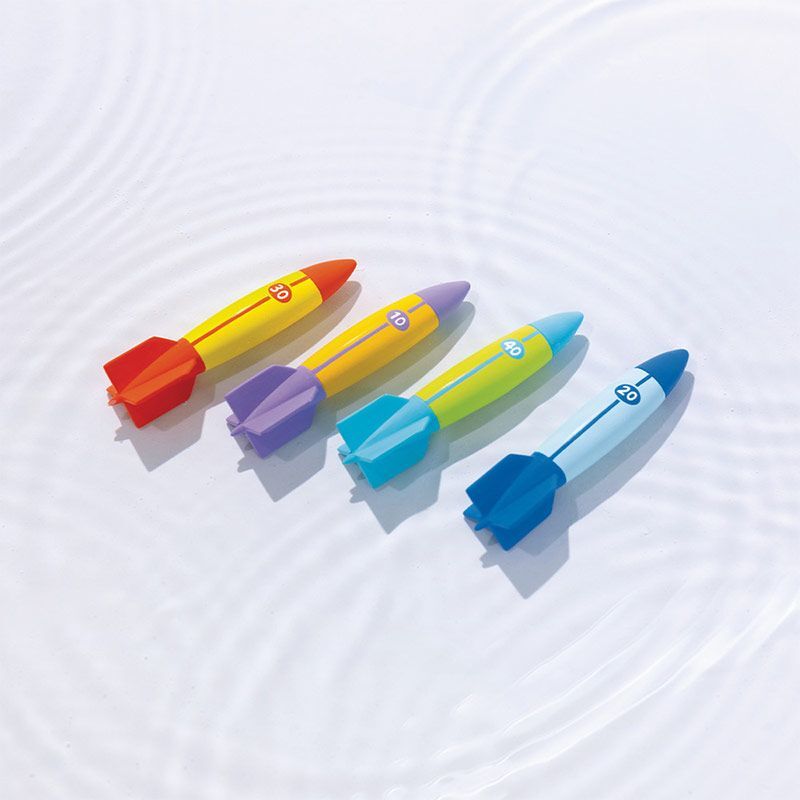 Jeu de plongée 4 fusées Intex
