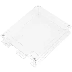 BerryBase Acrylgehäuse für Arduino Uno, 6-teilig, Schraubmontage, alle Ports offen, Transparent