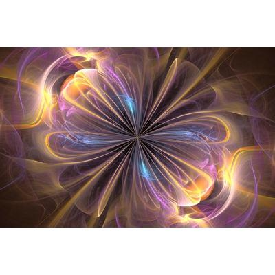 Fototapete PAPERMOON "Abstrakte Unendlichkeit", bunt, B:4m L:2,6m, Vlies, Tapeten