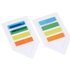 OTTO Office 2x Haftstreifen »Lesezeichen« 50 x 12 mm transparent, 5x1.2 cm