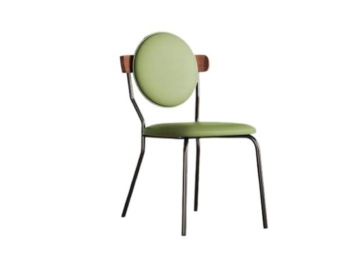 Xumh2024-3 Küchenstuhl Mid Century Modern Esszimmerstühle, Küchen- und, gepolsterte mit Metallbeinen(Green)