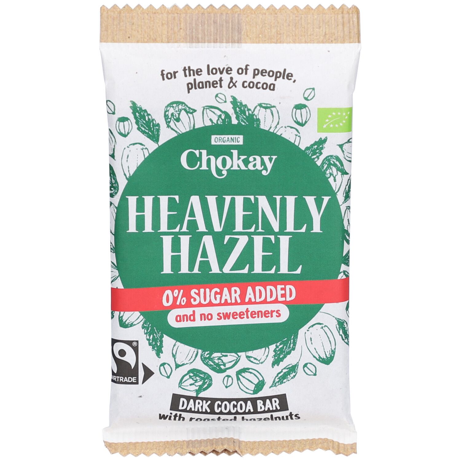 Chokay - Bar Heavenly Hazelnut FairTrade, 70g 70 g Riegel