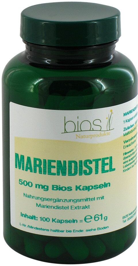 Mariendistel 500 mg Bios Kapseln