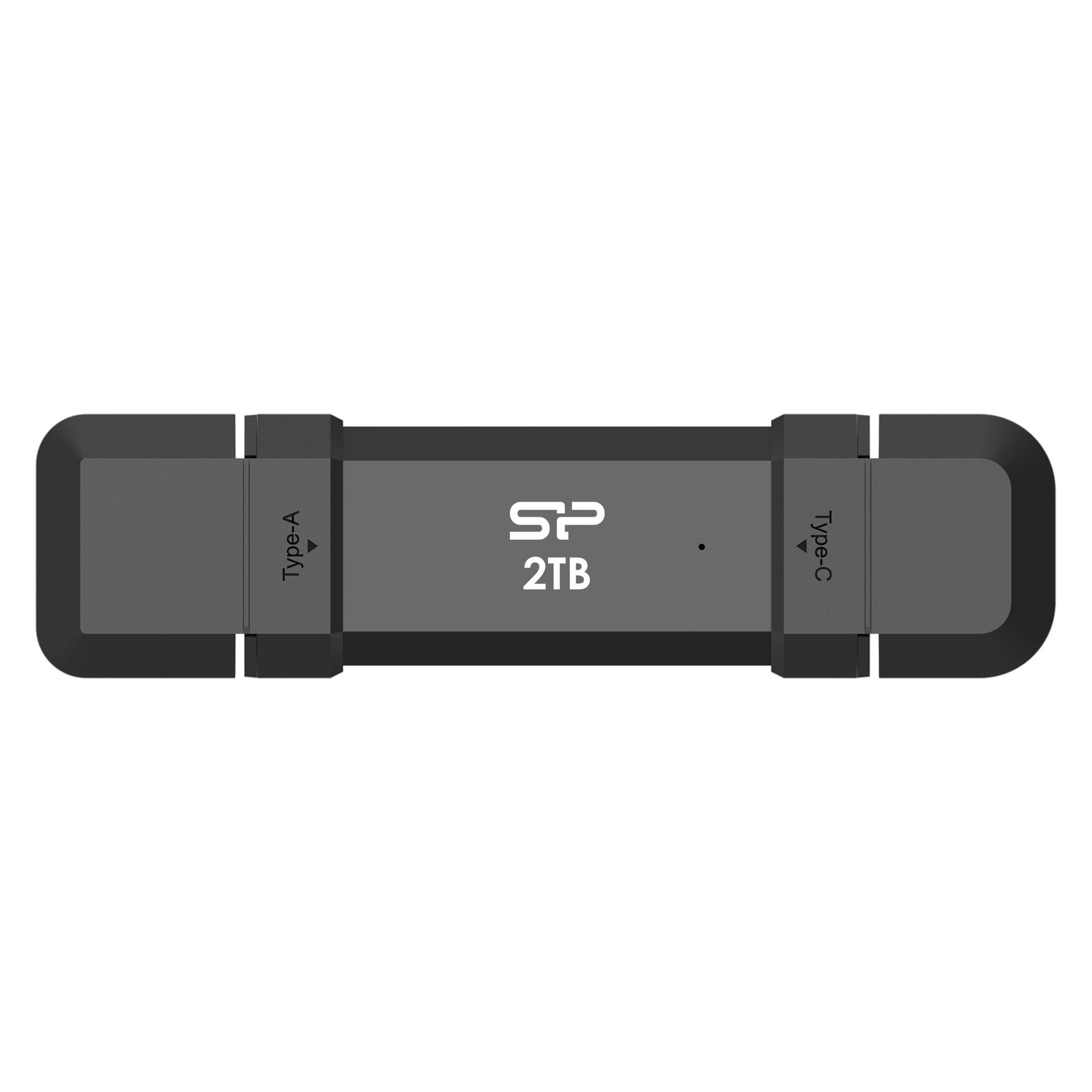 Silicon Power DS72 (500 GB, USB-A, USB-C) (SP500GBUC3S72VPR)