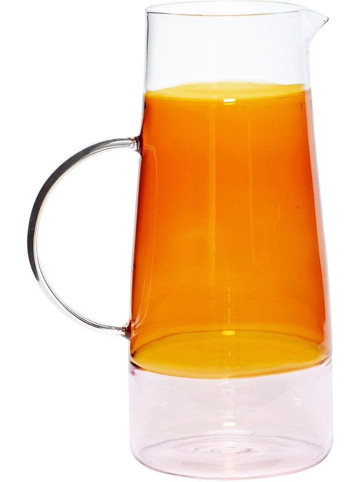 Hübsch Karaffe "Lemonade" in Orange - 1,3 l - onesize