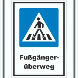 HB-Druck Fußgängerüberweg Aufkleber A3 (297x420mm)
