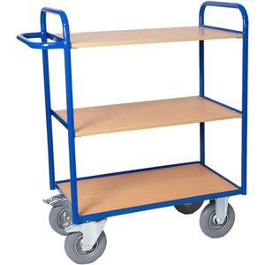 Rollcart Etagenwagen 08-7311LB, 3 Etagen, 800 x 500 mm, Tragkraft 150kg