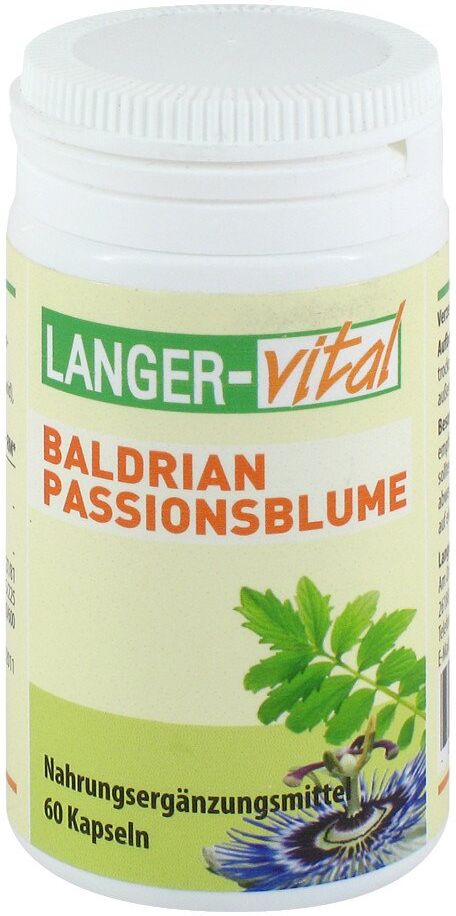 Langer vital Baldrian Passiflora 200 Mg Kapseln 60stk
