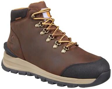 "Carhartt Gilmore 5"" WP Alloy Toe Work Hiker Boot - Mens 9.5 Brown Boot W"