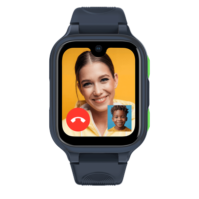 Smartwatch ICE-WATCH, blau (blau, blau), Smartwatches, Kinder, Smartwatch, Armbanduhr, Kinderuhr, Silikonarmband, Schulmodus, Kindersicherung