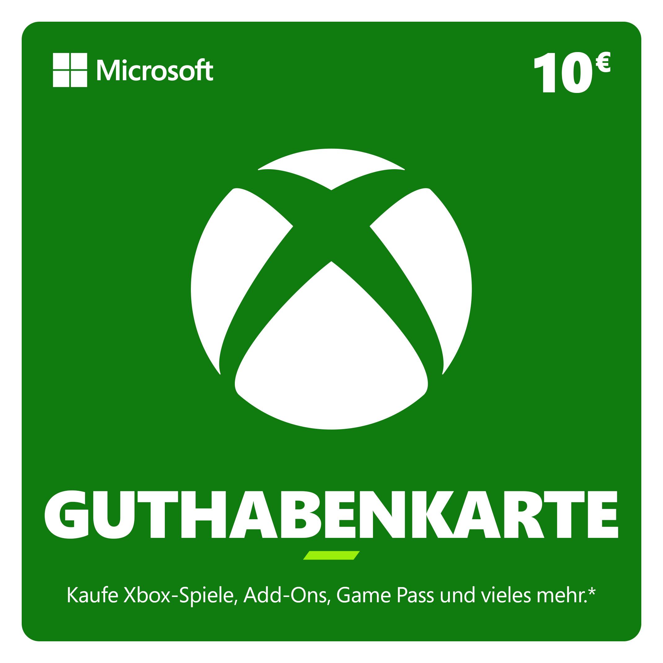 Microsoft Xbox Guthabenkarte 10 EUR (10 EUR) (K4W-02558)