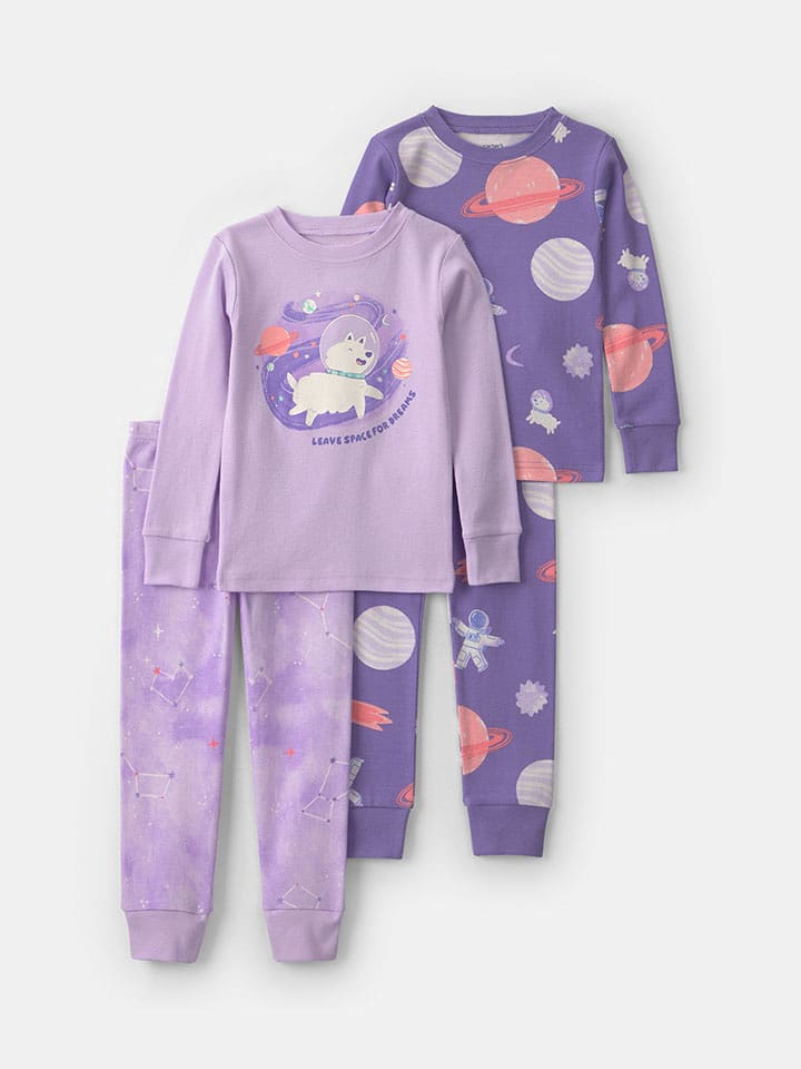 carter's 2er-Set: Pyjamas in Lila - 104