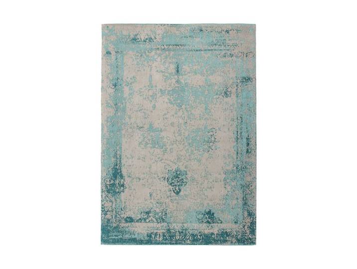 Tapis vintage Nostalgia en coton et polyester turquoise - Réf. VK8681847489221