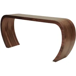 Sideboard Sidebow 123 cm Nussbaum, modernes Design, hochwertiges MDF-Echtholzfurnier, braun
