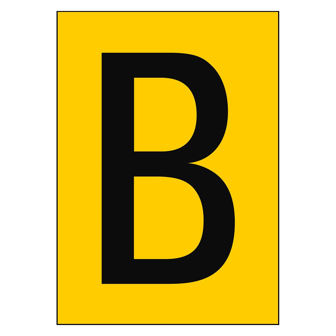 Brady A4-Etiketten mit Zahlen und Buchstaben (NL859A4YL-B)