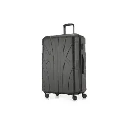 Suitline -  Großer Reisekoffer mit Erweiterung, Trolley Hartschale matt, 4 Rollen, ABS, TSA, Graphite