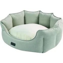 NOBBY Komfort Bett oval VALEA Komfort Bett oval VALEA beige 65 x 57 x 22 cm
