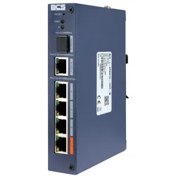 BCS BCS-L-SP0401G-1SFP-M (5 Ports), Netzwerk Switch, Schwarz