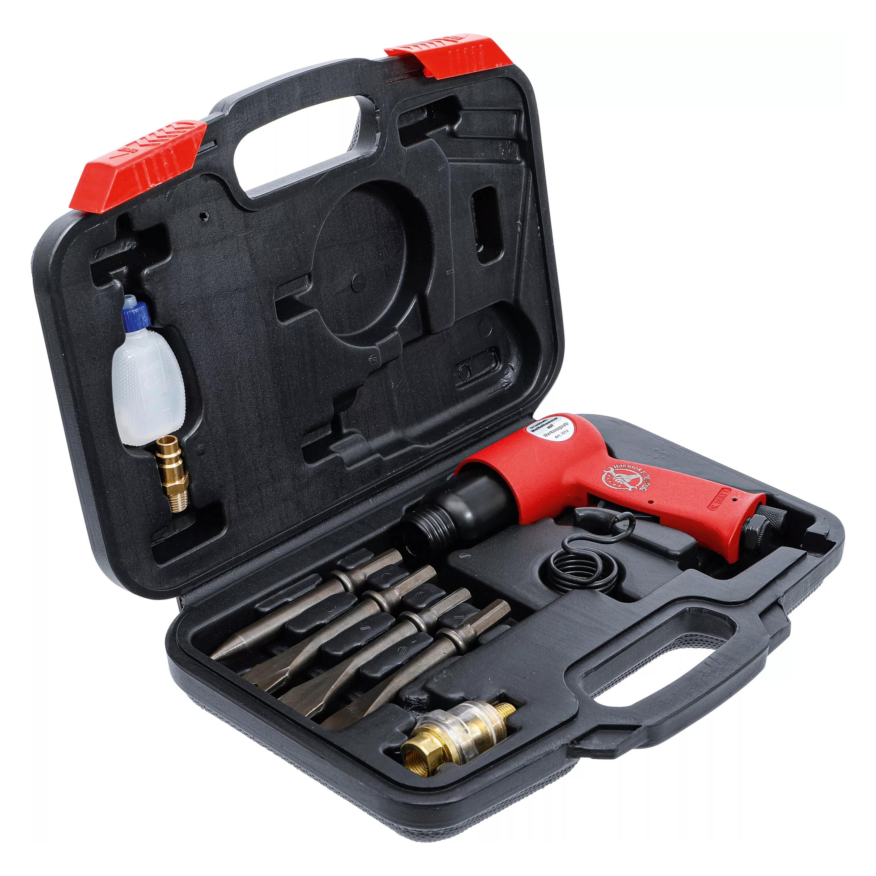 BGS Druckluft-Meisselhammer mit Werkzeugsatz 8-tlg. (Druckluft, Meisselhammer) (3213)