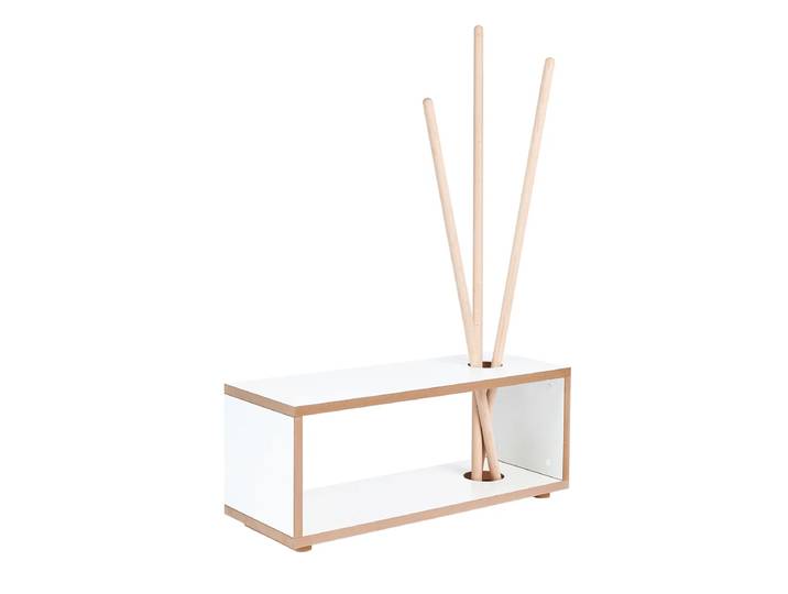 Tojo - ordnung Kinder Garderobe und Bank, weiss / Buche