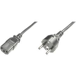 Digitus Strom Netzkabel 1.80 m Schwarz AK-440101-018-S