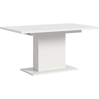 Esstisch HOME AFFAIRE "Motus, ausziehbar 150 -190 cm, inklusive 40 cm Einlegeplatte", weiß (weiß nachbildung, weiß nachbildung, weiß nachbildung), B:150cm H:76cm T:90cm, Tische, Esstisch, Säulengestell mit Bodenplatte, Tisch, Küchentisch, Esszimmer,...