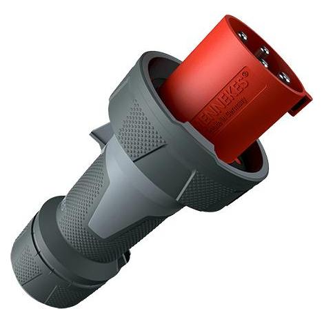 Mennekes MEN 13206 PowerTOP Xtra 63A 4P 6H 400V IP67 CEE Stecker vern (IEC 60309) (13206)