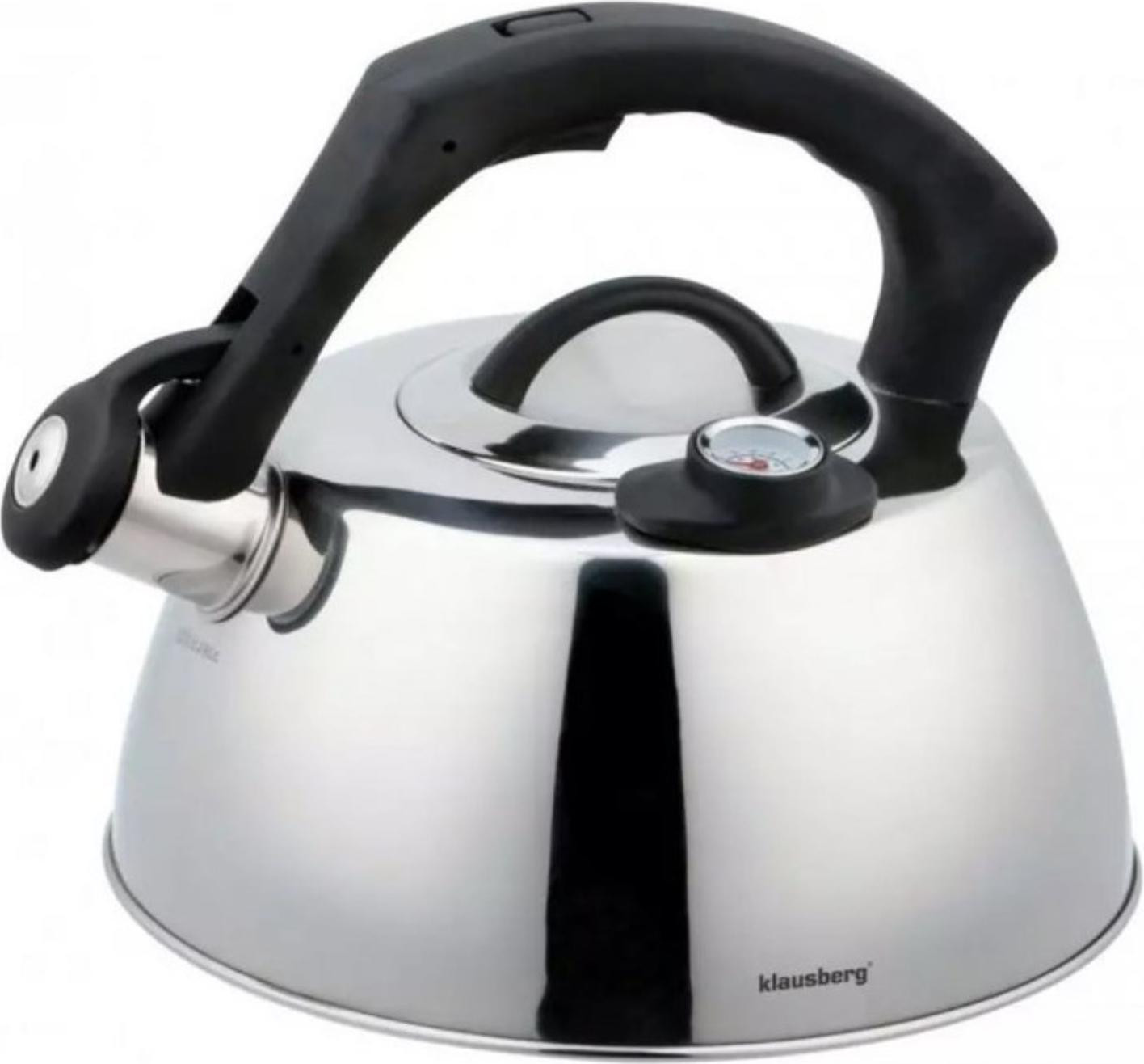 Klausberg STAHL waterkoker met thermometer, 3 liter, model KB-7370