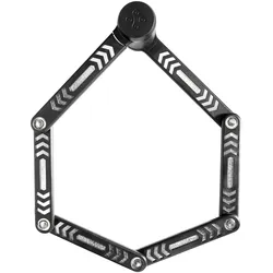 Diverse Faltschloss Kryptonite KryptoLok 685 | Länge 85cm,5mm Stahlgl.,sw,2 Schlüssel