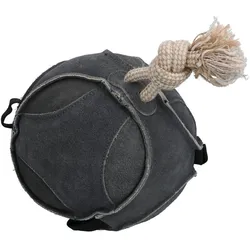 Excellent Horse Fun Play Ball Suede Grau (Ballspielzeug Hund), Hundespielzeug