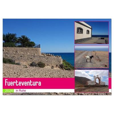 Fuerteventura in Ruhe (Tischkalender 2026 DIN A5 quer), CALVENDO Monatskalender