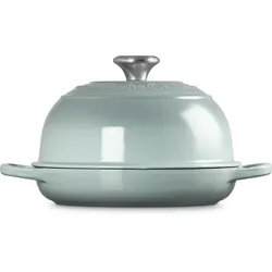 Le Creuset Brot Bräter Signature rund 24 cm Sea Salt