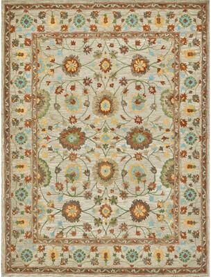 Exquisite Rugs Newport hand-tufted New Zealand Wool Beige Area Rug