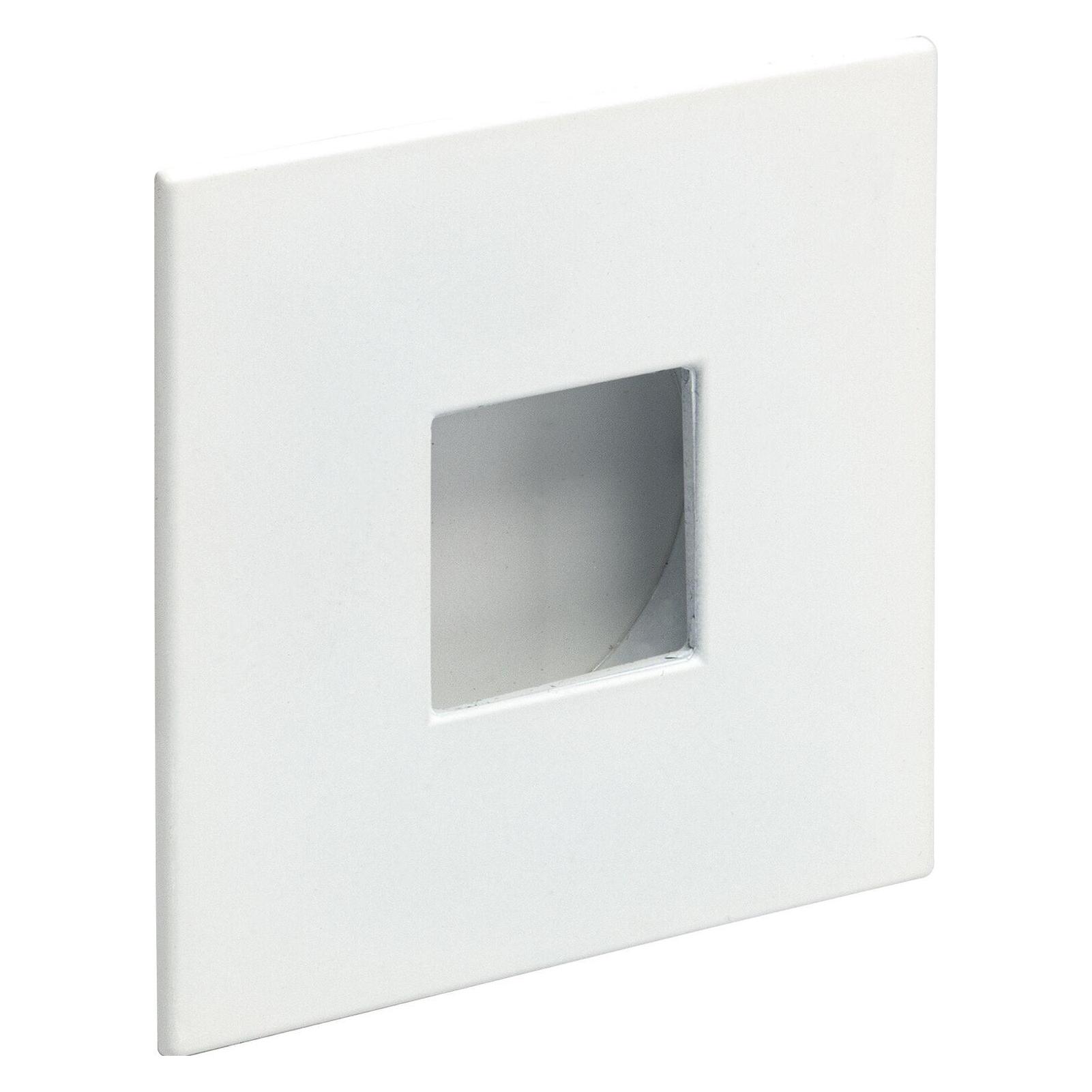 Estamp Muschelgriff Geometric quadratisch 73x73, Einlass ø 45 mm, ZN weiss matt (42736698)