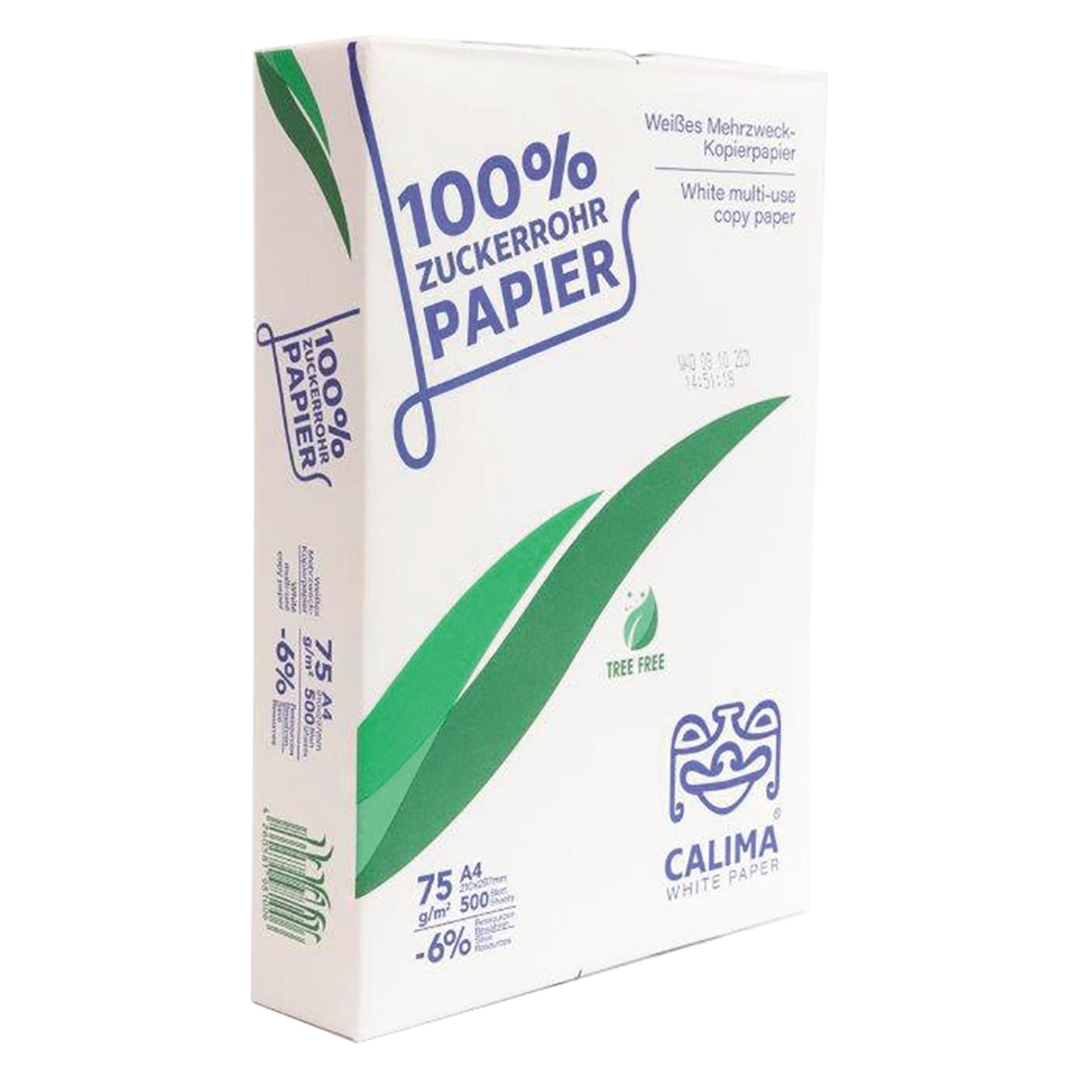 Calima Kopierpapier WHITE PAPER DIN A4 75g/m² (A4, 500 Blätter, 75 g/m²) (110028901)