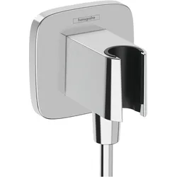 hansgrohe, Duschsystem, HG Wandanschluss FixFit Q mit Brausehalter chrom