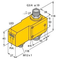 Turck Inline-Sensor FCI-D20A4P-LIX-H1141