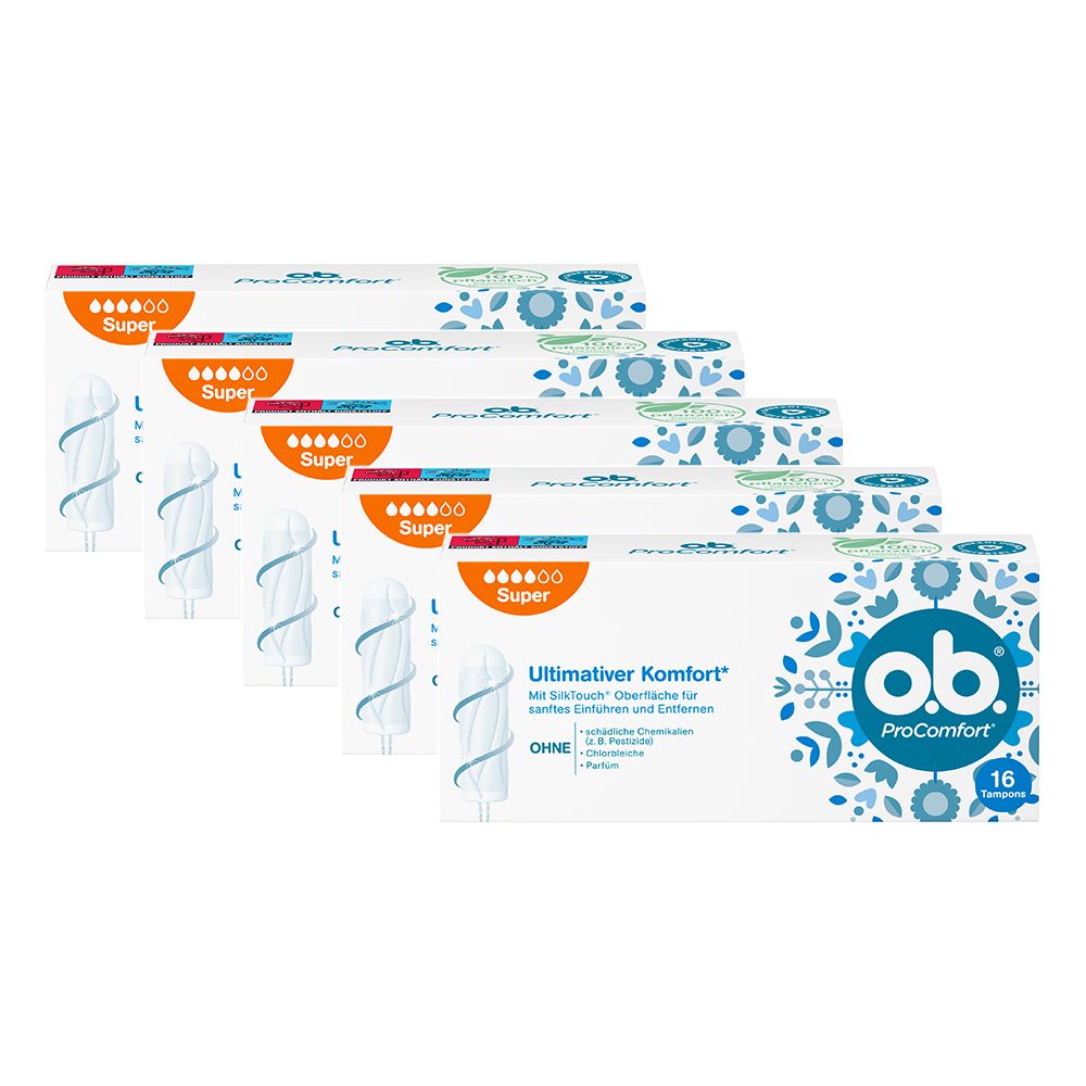 O.b. Tampons ProComfort super 5x16 St Tampon